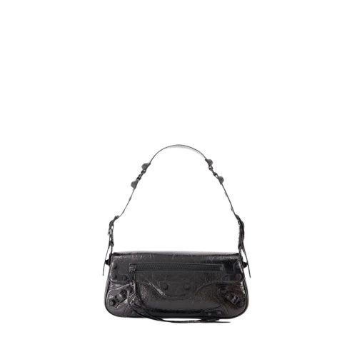 Balenciaga Shoppers – Le Cagole Sling S Shoulder Bag – Leather – Black in zwart