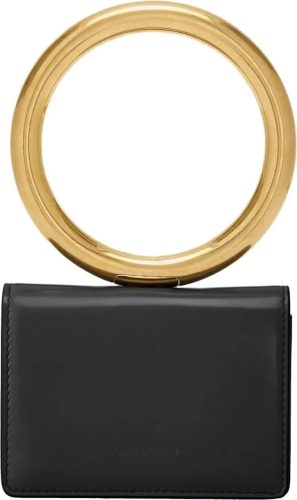 Salvatore Ferragamo Totes & shoppers – Bangle Logo Micro Pouch in zwart