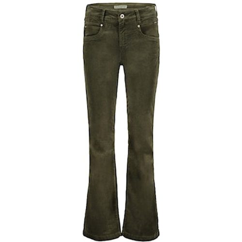 Red Button Broek srb4319 bibette velvet armygreen