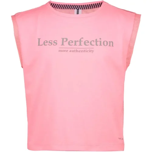 B.Nosy Meisjes t-shirt less perfection met mesh backside sorbet