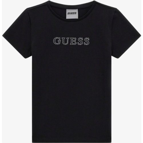 Guess Meisjes shirt logo zwart