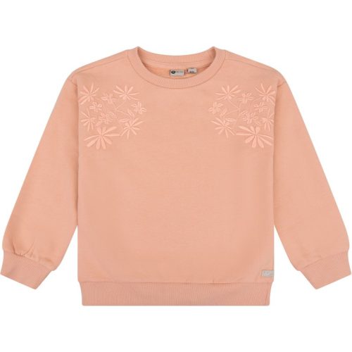 DAILY 7 Meisjes sweater flower peach