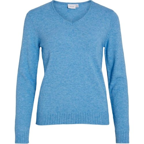 Vila 14042769 viril v-neck l/s knit top noos