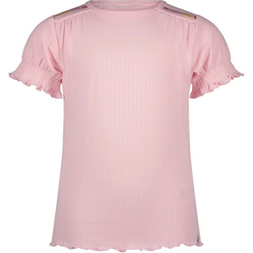 NoNo Meisjes t-shirt kyran gesmokte mouwtjes cherry blossom