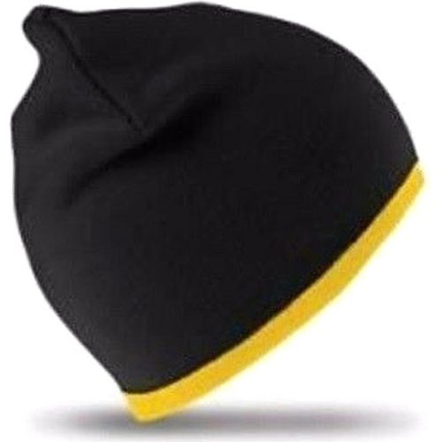 Result Unisex reversible fashion fit winter beanie hat