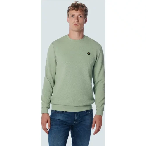 No Excess Heren sweater 22101102 125 light seagreen