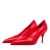 Prada Pumps & high heels – Decolette Satin Pumps in rood