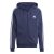 Fleece hoodie met volledige rits adidas Essentials 3-Stripes