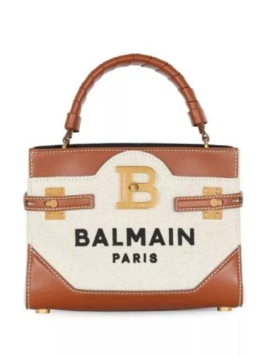 Balmain Totes & shoppers – B-Buzz 22 Top Handle Bag in beige