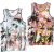 Atlas For Men Heren palmprint vest top (set van 2)