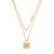 Michael Kors Kettingen – 14K Gold-Plated Sterling Silver Double Layered Pav in multi