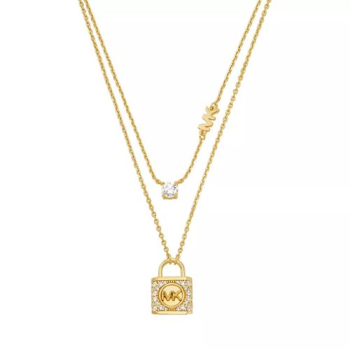 Michael Kors Kettingen – 14K Gold-Plated Sterling Silver Double Layered Pav in multi