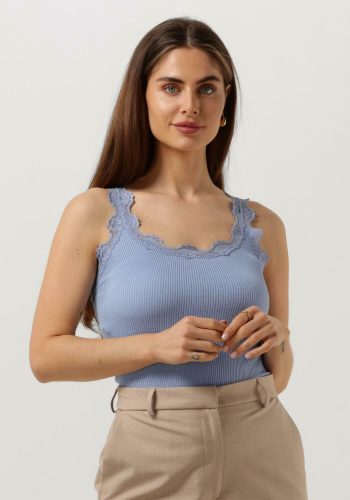 Rosemunde Top Dames Silk Top W/ Lace