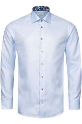 ETON Contemporary Fit Overhemd marine, Effen