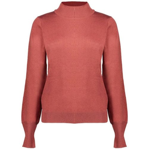 Geisha pullover basic turtle lurex 44567-14 495 rhubarb lurex