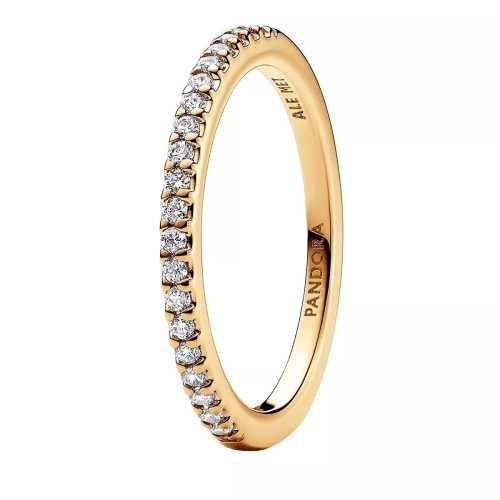 Pandora Ringen – 14k Gold-plated ring withcubic zirconia in gold