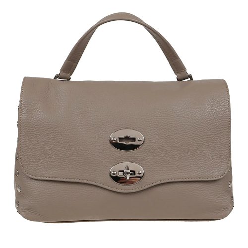 Zanellato Shoppers – Calf Leather Postina Daily Giorno S Bag in grijs