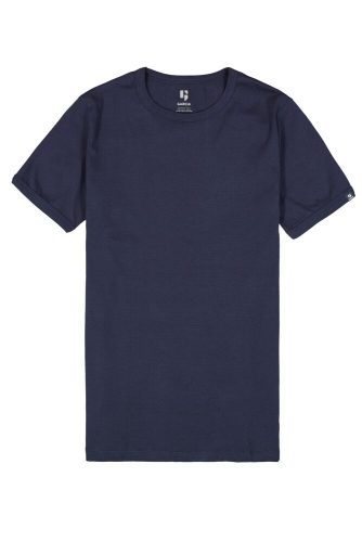 Donkerblauw Basic T-shirt