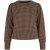 Indian Blue Indian blue meiden sweater check almond