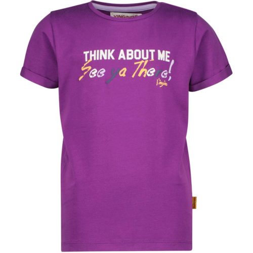 Vingino Meiden t-shirt hera deep plum