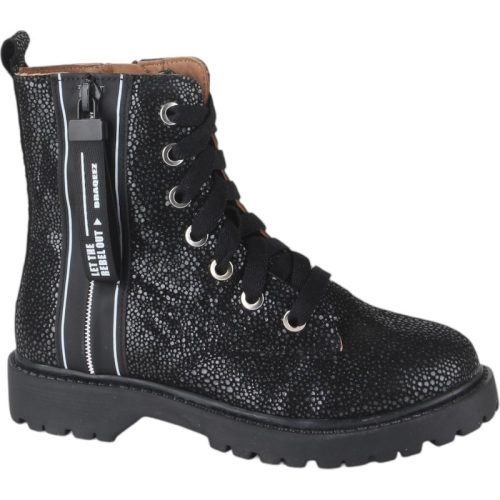 Braqeez 424771-989 meisjes veterboots