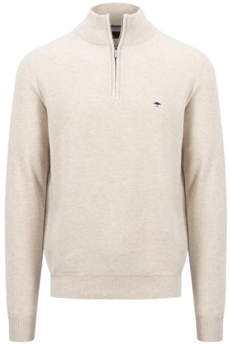 Fynch-Hatton Casual Fit Half-Zip Sweater , Effen