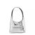 Calvin Klein Crossbody bags – Calvin Klein Sculpted Silberfarbene Handtasche K60 in zilver