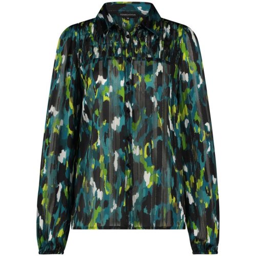 Tramontana Blouse print petrols