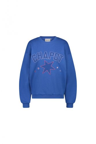 Fabienne Chapot Terry Sport Heart Sweater Clt-swe-10-aw24-3 Sweater 3337 Washed Bright Blue