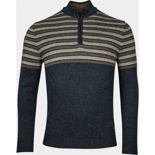 Baileys Half Zip Blauw Pullover 1/2 zip 428431/695