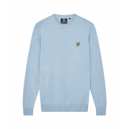 Merino katoenen trui met ronde hals Lyle & Scott