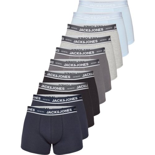 Jack & Jones Heren boxershorts effen jacsolid mega multipack 10-pack