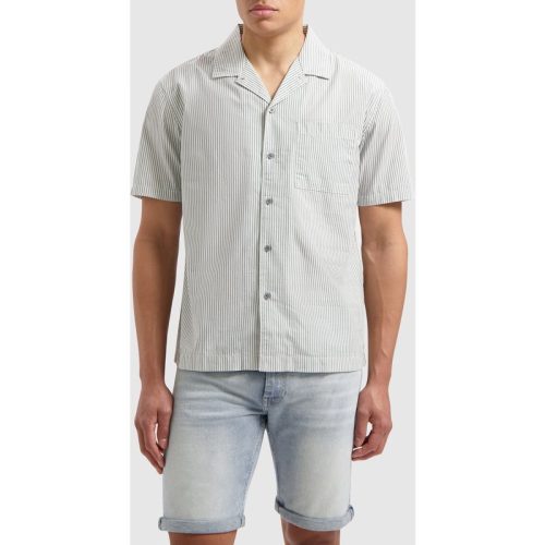 Pure Path Vertical striped shortsleeve shirt