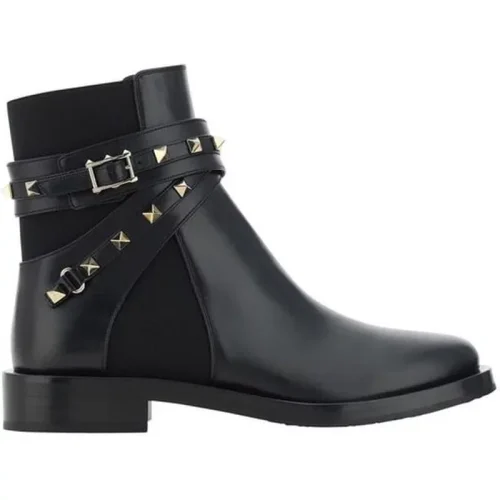 Valentino Garavani Beatle enkelboots met rockstuds