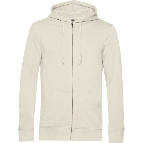 B and C Unisex inspire organic full zip hoodie voor volwassenen