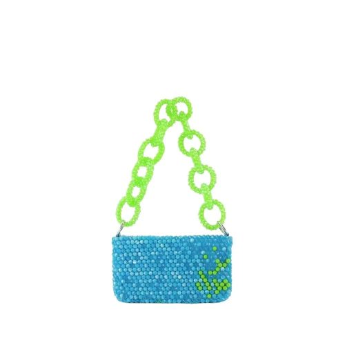 Germanier Shoppers – Hobo Bag – Multi – Pearl in blauw