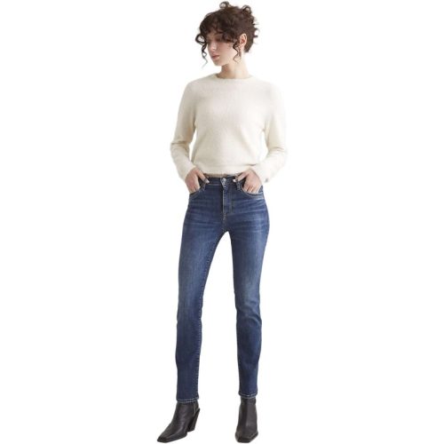 C.O.J. Denim High waist straight true blue