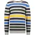 B.Nosy Jongens gebreide sweater multi color stripe melee