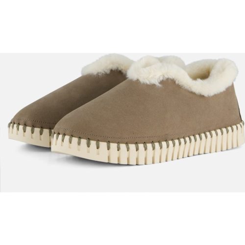 Ilse Jacobsen Ilse Jacobsen Pantoffels taupe Suede