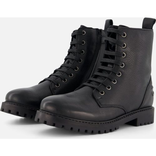 Muyters Muyters Veterboots zwart Leer