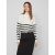 Vila Visala stripy l/s zipper knit /b