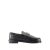 Alexander McQueen Loafers – Seal Loafers – Leather – Black/Argenté in zwart