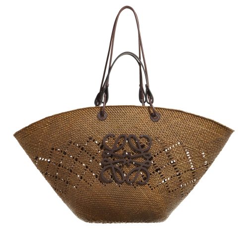 Loewe Shoppers – Anagram Basket Large Ajoure in bruin