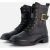 Tamaris Tamaris Veterboots zwart Leer