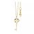 Capolavoro Kettingen – necklace “Joy”, 4 diamonds brilliant cut 0.01ct, l in gold