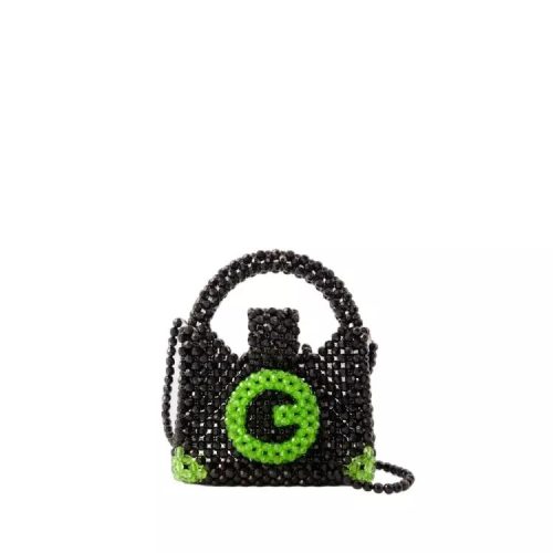 Germanier Crossbody bags – Beaded Bag – Beads – Black in zwart