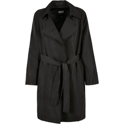 Damesjas van gekreukt nylon Urban Classics Minimal Trench Coat