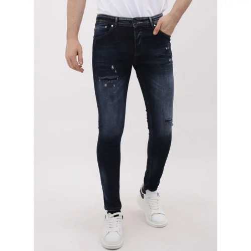 Mario Morato Jeans slim fit stretch met scheuren mm