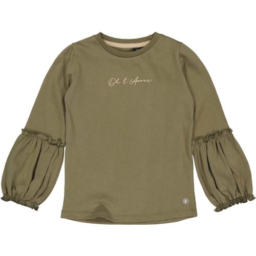 Levv Meisjes shirt gerdien olive