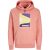 Jack & Jones Jcofast print sweat hood smu koraal